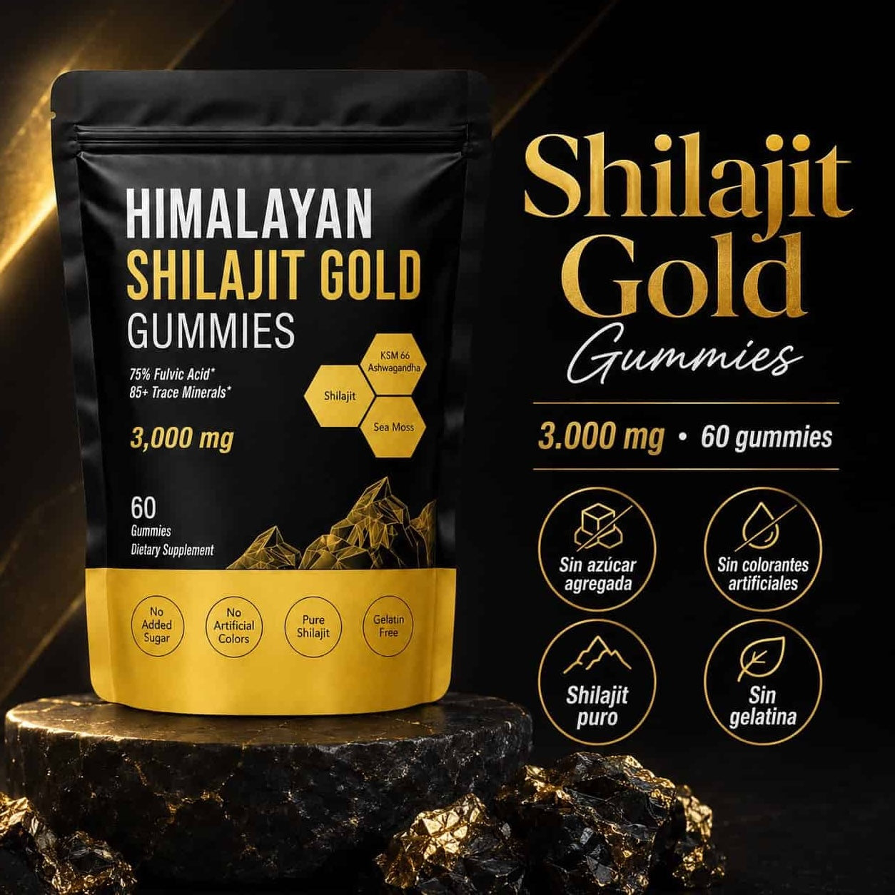Himalayan Shilajit Gold Gummies