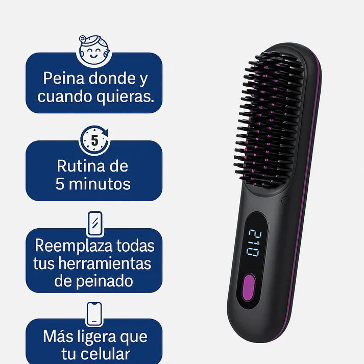 Cepillo alisador portátil