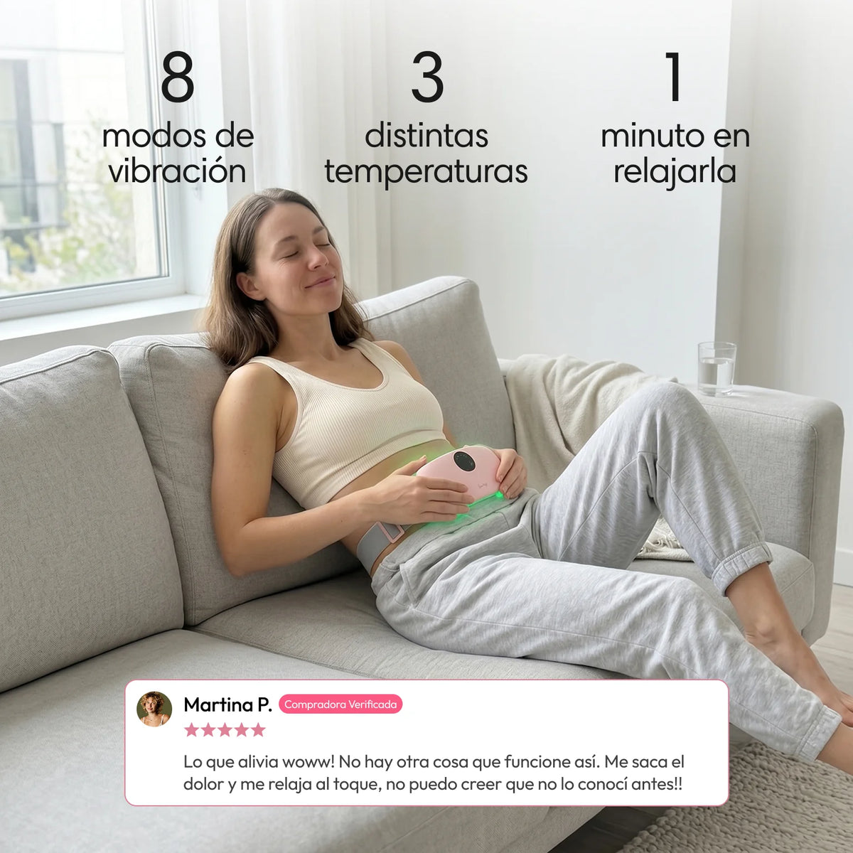 Alivia el dolor menstrual